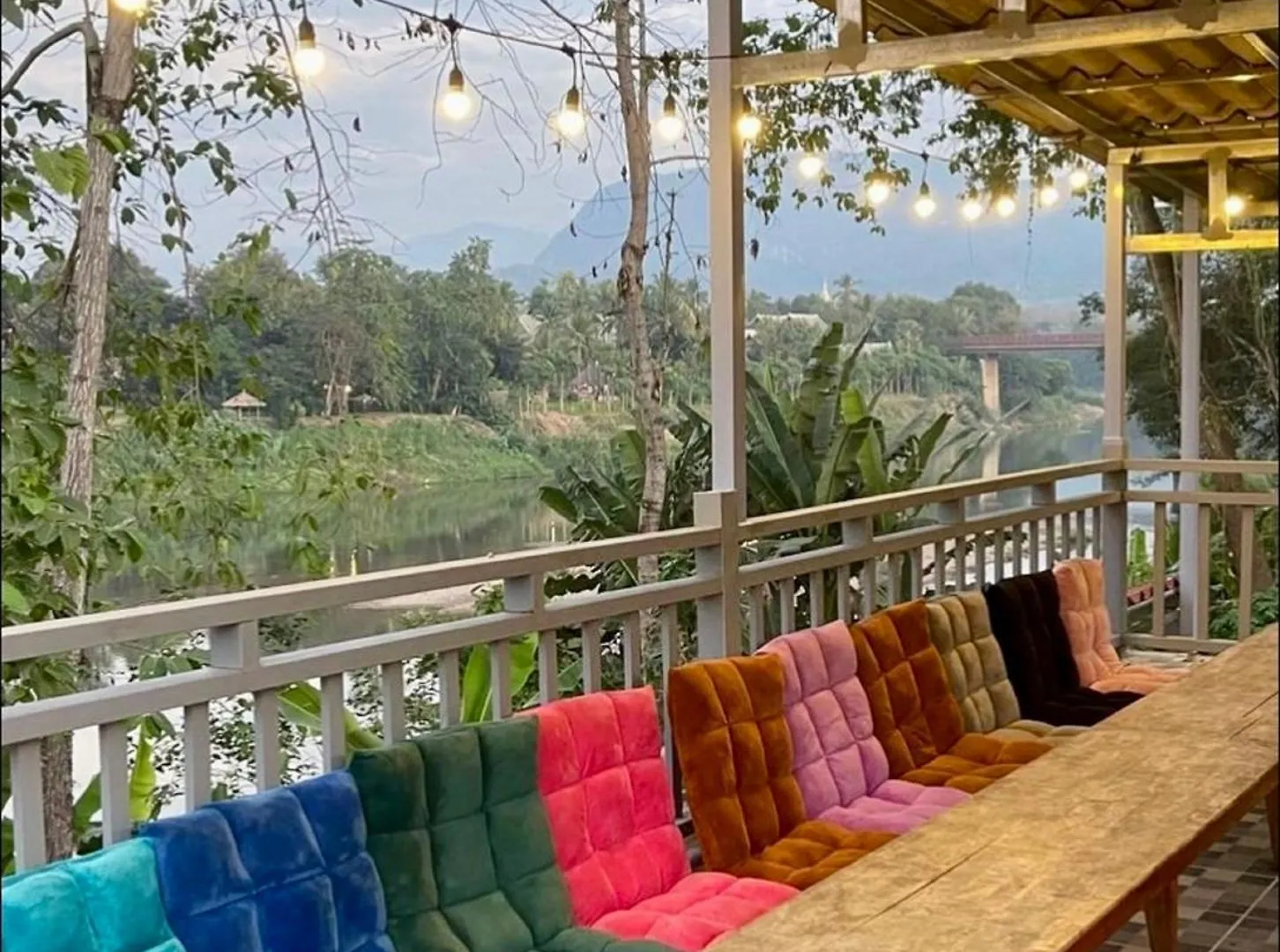 Sunrise Riverside Pool Hostel Luang Prabang Laos